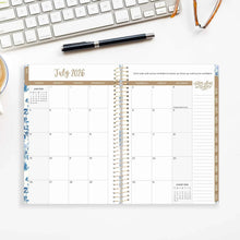 Load image into Gallery viewer, 2026-2027 Blue &amp; White Floral Soft Cover Planner
