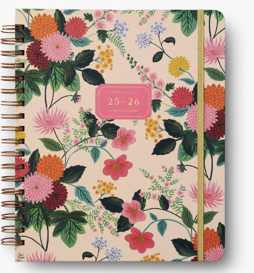 2026 Dahlia 17 Month Academic Planner Hardcover Spiral