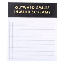 Load image into Gallery viewer, Smiles And Screams Jotter Notepad
