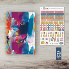 Load image into Gallery viewer, Pre-Order 2026 Brilliant Brushstrokes Soft Cover Planner
