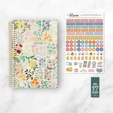 Load image into Gallery viewer, Pre-Order 2026 Beige Garden Party Soft Cover Planner
