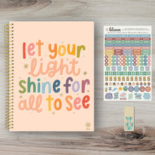 Load image into Gallery viewer, Let Your Light Shine 2024 Large Soft Cover Planner
