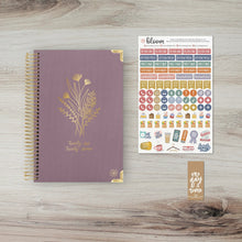 Load image into Gallery viewer, 2026-27 Small Purple Linen Hard Cover Planner
