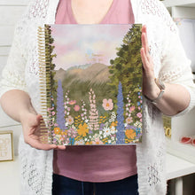 Load image into Gallery viewer, Pre-Order 2026 Wildflower Mountains Large Hard Cover Planner
