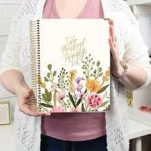 Load image into Gallery viewer, Pre-Order 2026 Beige Bouquet Large Hard Cover Planner
