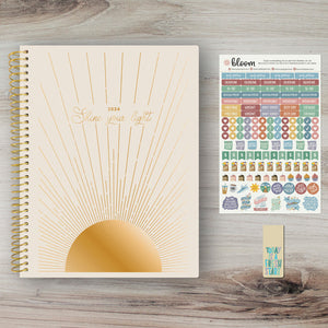 Cleerely Sated2024 Large Soft Cover Planner