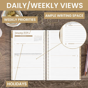 Cleerely Stated 2024 Soft Cover Planner