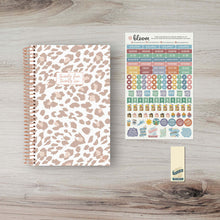 Load image into Gallery viewer, 2025-2026 Tan Leopard Soft Cover Planner
