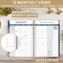 Load image into Gallery viewer, Be Kind 2024 Soft Cover Planner
