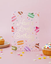 Load image into Gallery viewer, Macaron Birthday Greeting Card
