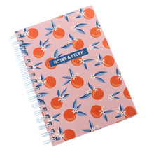 Load image into Gallery viewer, Oranges Spiral Hard Cover Journal
