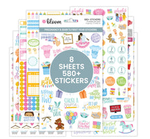 Load image into Gallery viewer, Bloom, Sticker Pack, Pregnancy &amp; Baby’s First Year

