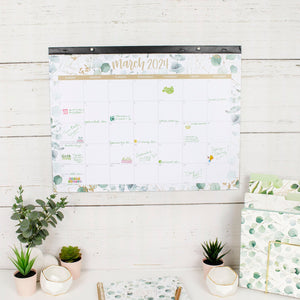 2023-2024 Greenery Desk & Wall Calendar