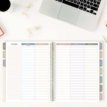 Load image into Gallery viewer, 2025-2026 Teacher Planner, With 3 Interchangeable Covers: Cool Tones
