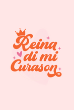 Load image into Gallery viewer, Reina Di Mi Curason Greeting Card in Papiamento
