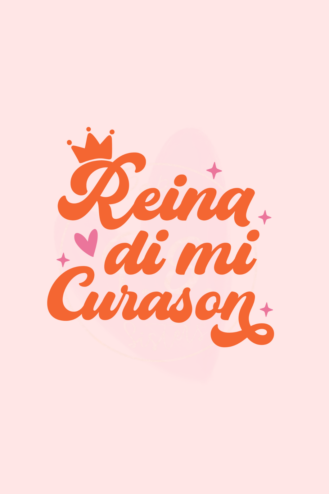 Reina Di Mi Curason Greeting Card in Papiamento