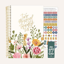Load image into Gallery viewer, Pre-Order 2026 Beige Bouquet Soft Cover Planner
