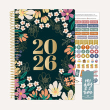Load image into Gallery viewer, Pre-Order 2026 Blooming Wildly Floral Soft Cover Planner
