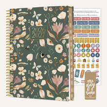 Load image into Gallery viewer, 2026-2027 Butterfly Garden Soft Cover Planner
