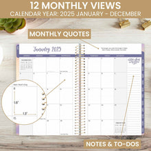 Load image into Gallery viewer, 2025 Cotton Candy Sky, Soft Cover Planner

