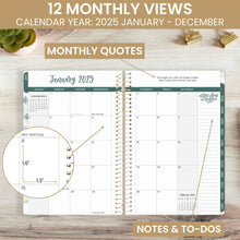 Load image into Gallery viewer, 2025 White Eucalyptus, Soft Cover Planner
