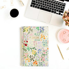 Load image into Gallery viewer, Pre-Order 2026 Beige Garden Party Soft Cover Planner
