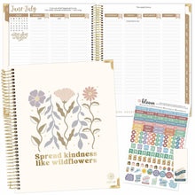 Load image into Gallery viewer, 2025-26 Vision Planner, Spread Kindness Like Wildflowers
