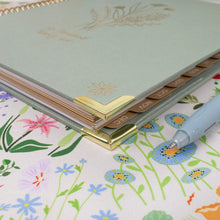 Load image into Gallery viewer, Pre-Order 2026 Green Linen Hard Cover Vision Planner
