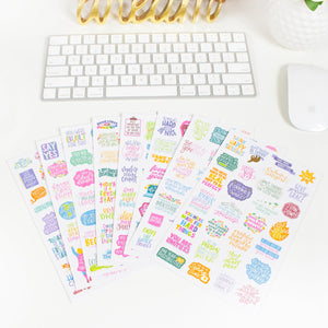 Inspirational Quotes Sticker Pack