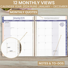 Load image into Gallery viewer, Let Your Light Shine 2024 Large Soft Cover Planner
