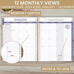 Let Your Light Shine 2024 Large Soft Cover Planner