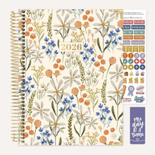 Load image into Gallery viewer, Pre-Order 2026 Whimsical Wildflowers Large Hard Cover Planner
