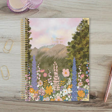 Load image into Gallery viewer, Pre-Order 2026 Wildflower Mountains Large Hard Cover Planner
