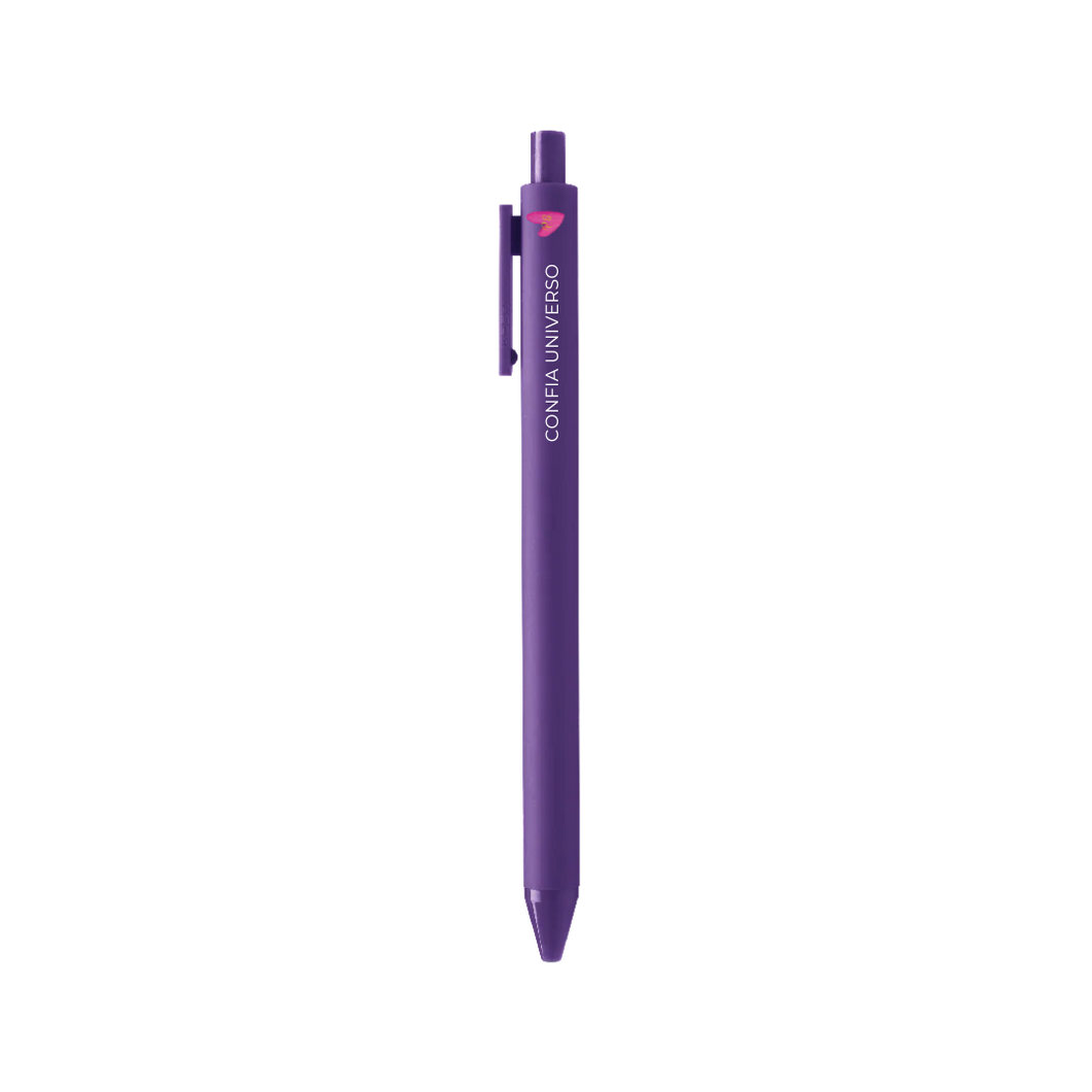 Confia Universo, Purple Jotter Pen