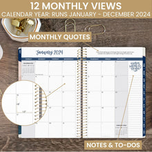 Load image into Gallery viewer, Golden Hour 2024 Soft Cover Planner
