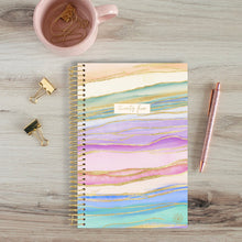 Load image into Gallery viewer, 2025 Watercolor Waves, Soft Cover Planner
