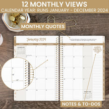 Load image into Gallery viewer, Writefully His 2024 Soft Cover Planner

