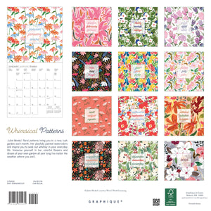 Whimsical Patterns 2024 Wall Calendar