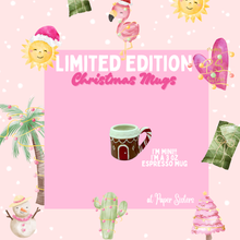 Load image into Gallery viewer, Red Mini Gingerbread House, Espresso Mug
