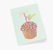 Load image into Gallery viewer, Cupcake Birthday Card

