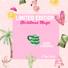 Load image into Gallery viewer, Green Mini Christmas Tree, Espresso Mug
