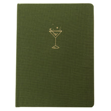Load image into Gallery viewer, Martini Fabric Covered Journal
