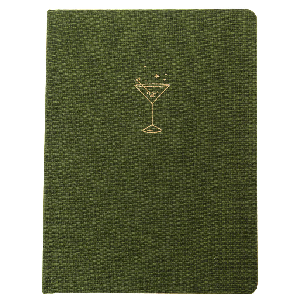 Martini Fabric Covered Journal