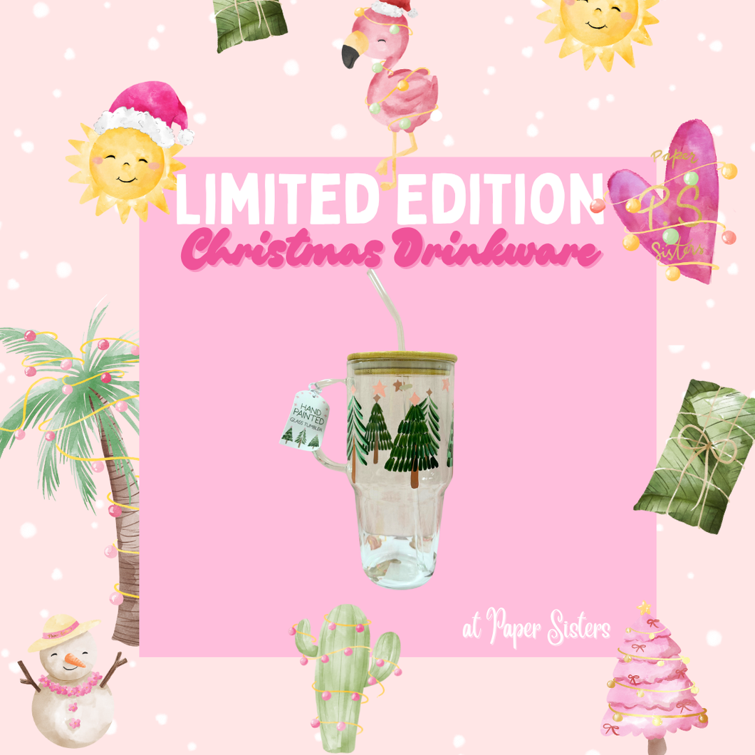 Christmas Trees  X-Large Glass Drinkware