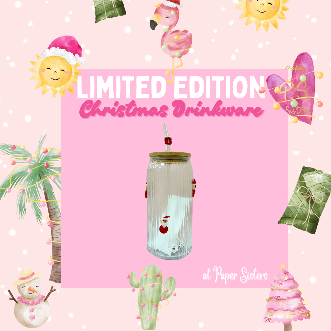 Santa's Iced Coffee Mug