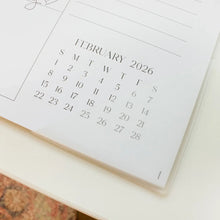 Load image into Gallery viewer, Pre-Order 2026 Seasonal Florals Desk &amp; Wall Calendar
