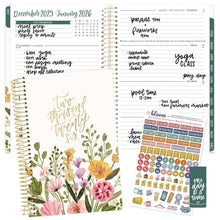 Load image into Gallery viewer, Pre-Order 2026 Beige Bouquet Soft Cover Planner
