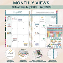 Load image into Gallery viewer, 2025-2026 Blooming Wildly Soft Cover Planner
