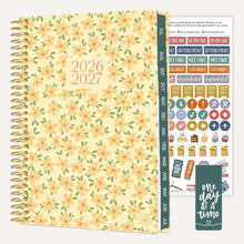 Load image into Gallery viewer, 2026-2027 Butter Yellow Daisies Soft Cover Planner
