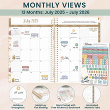 Load image into Gallery viewer, 2025-2026 Butterfly Garden Soft Cover Planner
